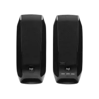 Logitech S150 USB Stereo Speakers – 2.0 Channel, 1.2W RMS, USB-A Powered, Black