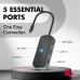 WOZOYO Type-C 5-in-1 Docking Station – Series 1 | USB-C Multiport Hub