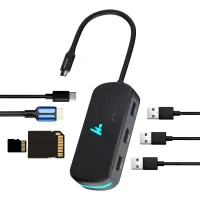 WOZOYO Type-C 7-in-1 Docking Station – Series 1 | USB-C Multiport Hub
