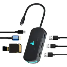 WOZOYO Type-C 7-in-1 Docking Station – Series 1 | USB-C Multiport Hub WOZOYO Type-C 7-in-1 Docking Station – Series 1 | USB-C Multiport Hub
